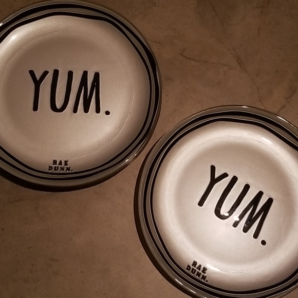 YUM Rae Dunn Plates - Picture 1 of 4